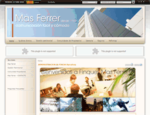 Tablet Screenshot of finquesmasferrer.com